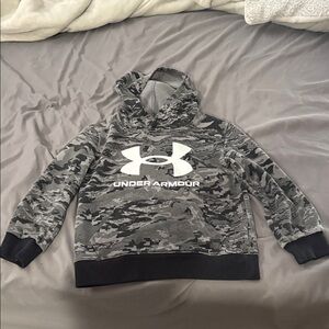 Under Armour Black and Gray Hoodie